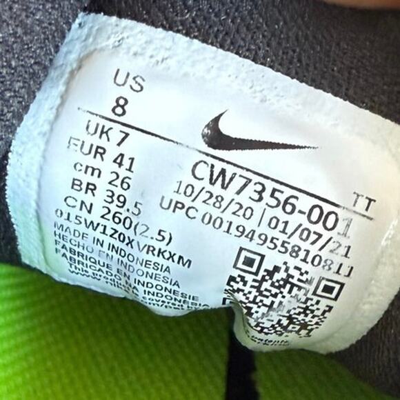 Nike Air Zoom Pegasus 38 ‘Triple Black’ Men Sneakers - SZ 8 main image 5